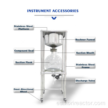 Secador de filtro Nutsche de laboratorio ZF-50L